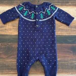 Hanna Andersson Blue and Green One Piece